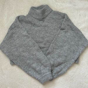 Cropped Knit Sweater